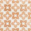 Carreau de porcelaine satiné à motif Phlox 8 "x 8"-95711332
