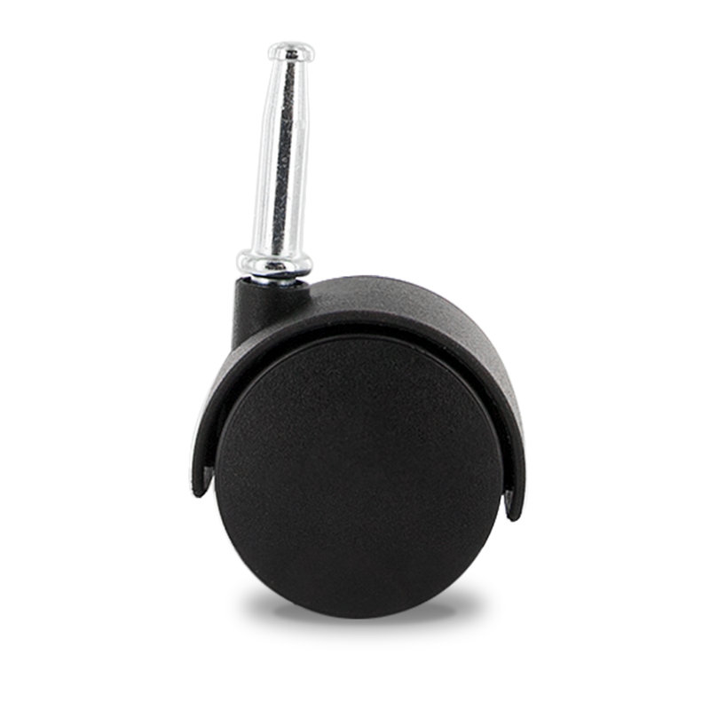2 po Roulettes pivotantes en nylon noir avec roulettes Samson
