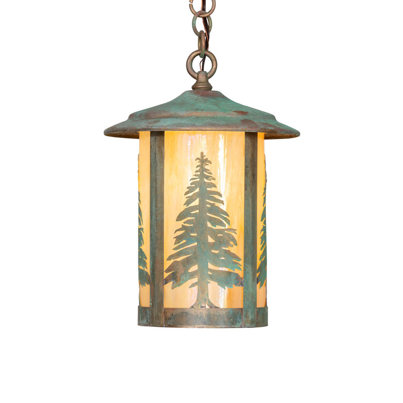 10" Wide Fulton Tall Pines Mini Pendant