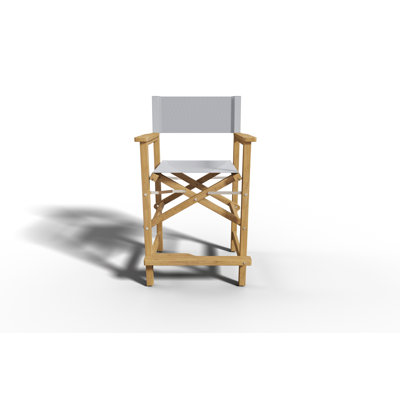 Nawaal Wood Premium All-Weather Wicker Outdoor Dining Armchair
