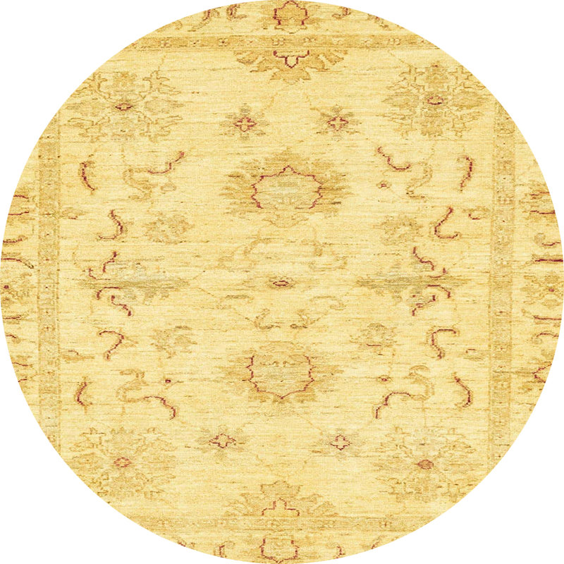 Abstract Indoor Rug, Round 7'