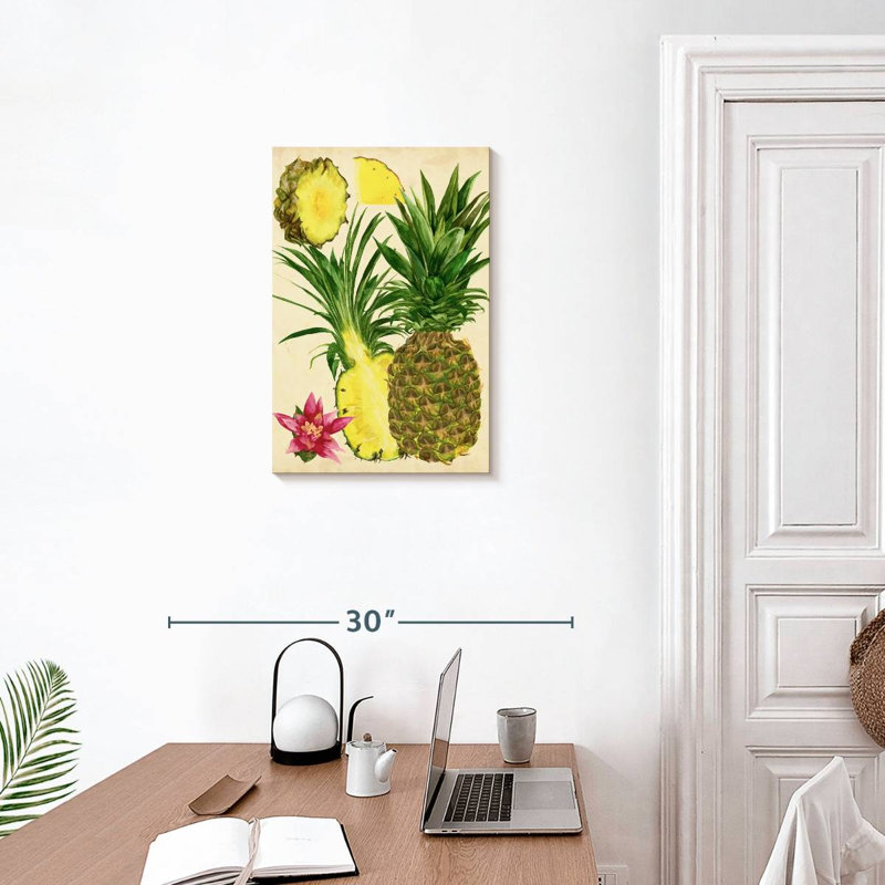 Yarlin Tropical Pineapple Study I, 24" H x 16" W