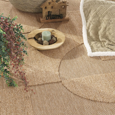 Modern Area Rug with Abstract Textured Pattern