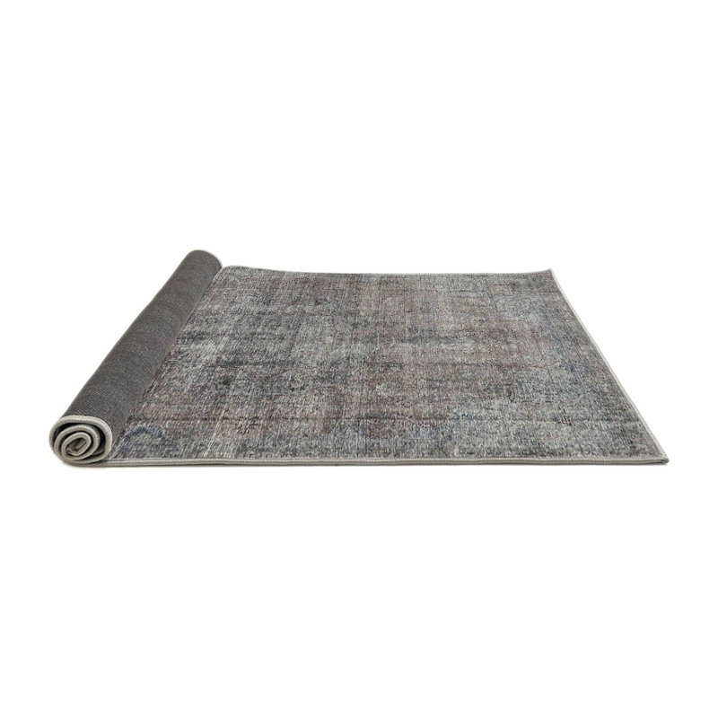 Tapis gris/beige traditionnel Damariscotta, Rond 3 pi