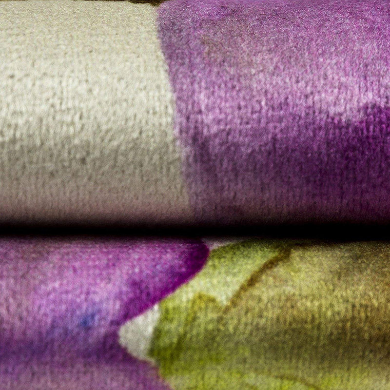 Duprey Floral Purple Rectangular Cushion Cover