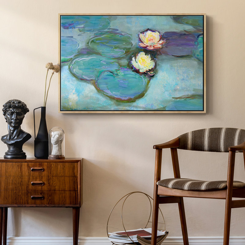 Paysage rétro - CLV III, Toile encadrée flottée blanche, 25" H x 37" W x 2'' D