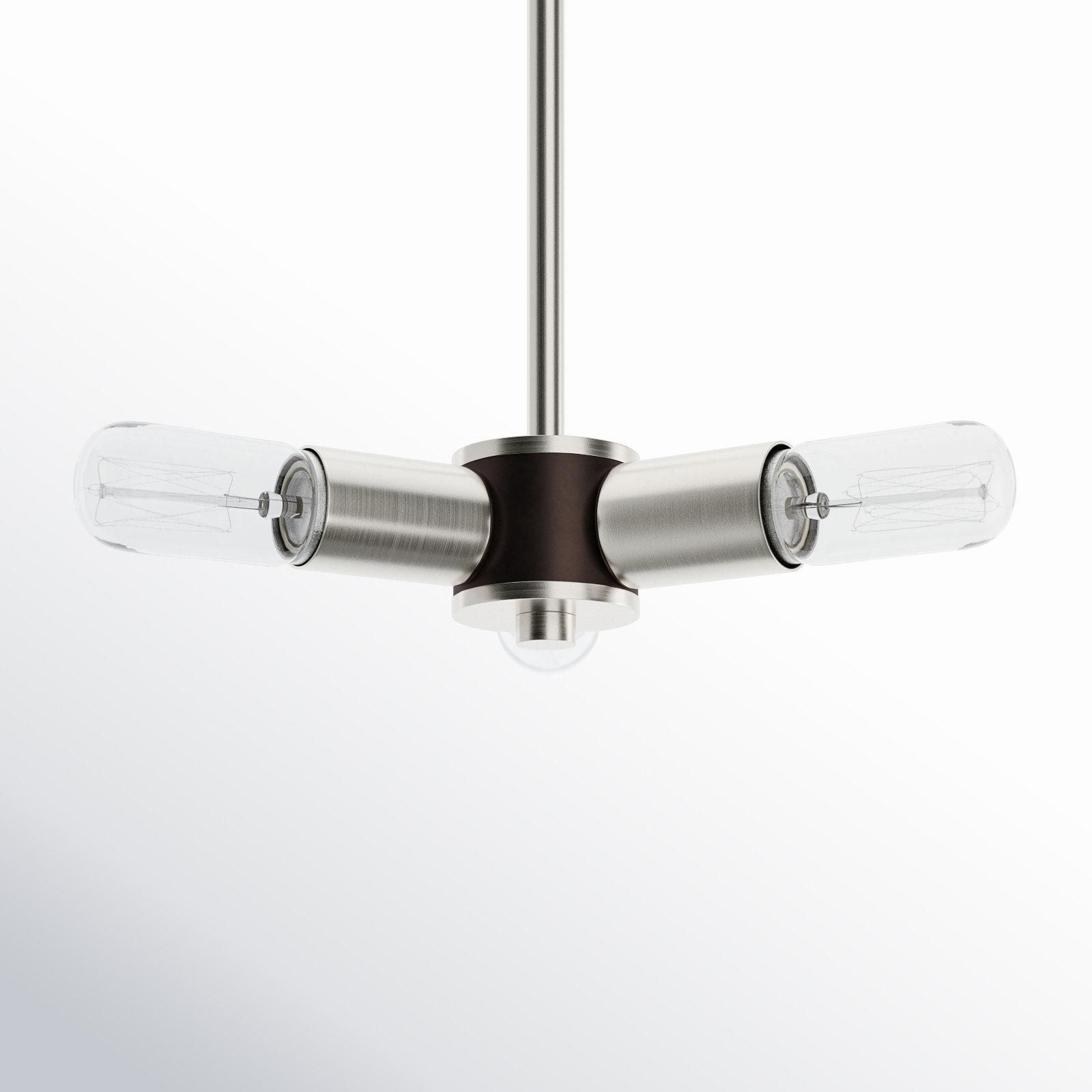 Martella 3 Light Dimmable Pendant, Brushed Nickel