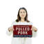 Enseigne en plastique 10 po x 14 po