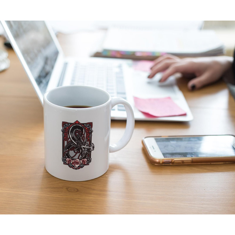 Tasse en céramique «Dungeons & Dragons Ampersand» exclusive | Peut contenir 11 onces