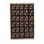 Hand-Knotted Wool Area Rug in Black/Red/Pink