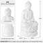 Bodhi 16" Serene Buddha Statue on Lotus Throne-1885490453