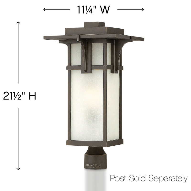 Manhattan Outdoor 1-Light Lantern Head, 100W Max Medium