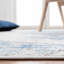 Tapis oriental ivoire / bleu Platita-1106491419