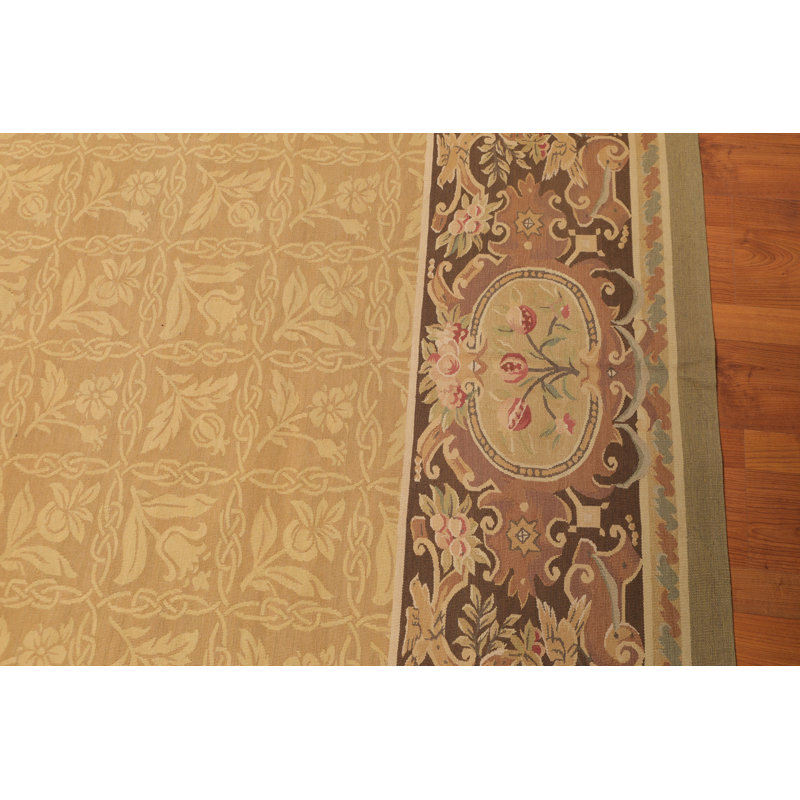 Tapis 100% laine tissé à la main Aubusson