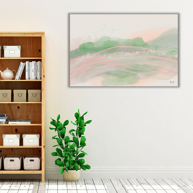 Étincelle d'intérêt - reproduction d'art sur toile, H 12 po x l 18 po