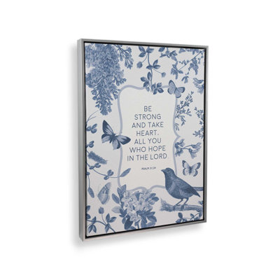 «Victorian Garden Bright Bible Quote X» par Wild Apple Portfolio, reproduction d'art