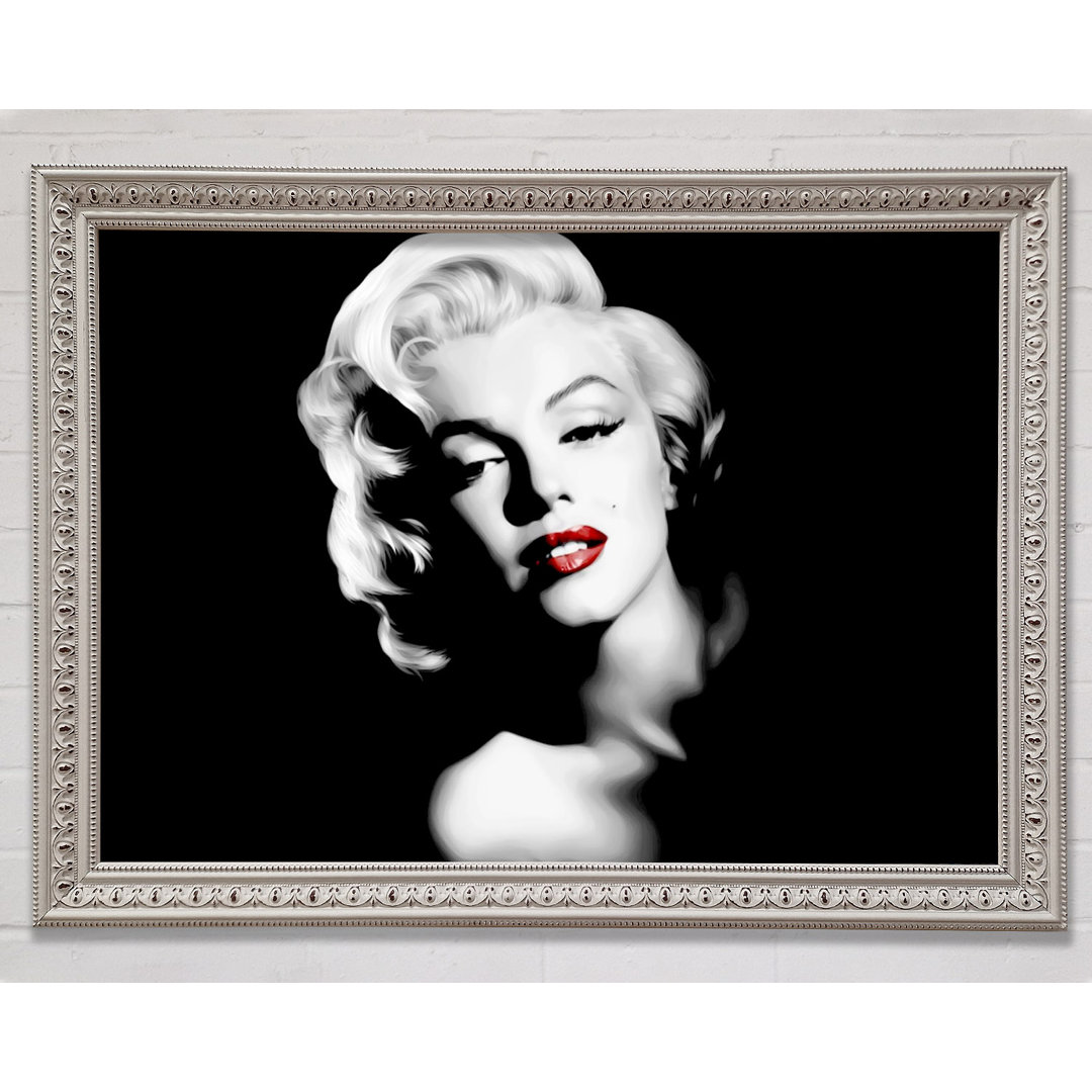 Marilyn Monroe Lippen Landschaft - Druck