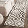 Bryauna Hand Tufted Wool/Cotton Geometric Rug in Ivory/Chocolate