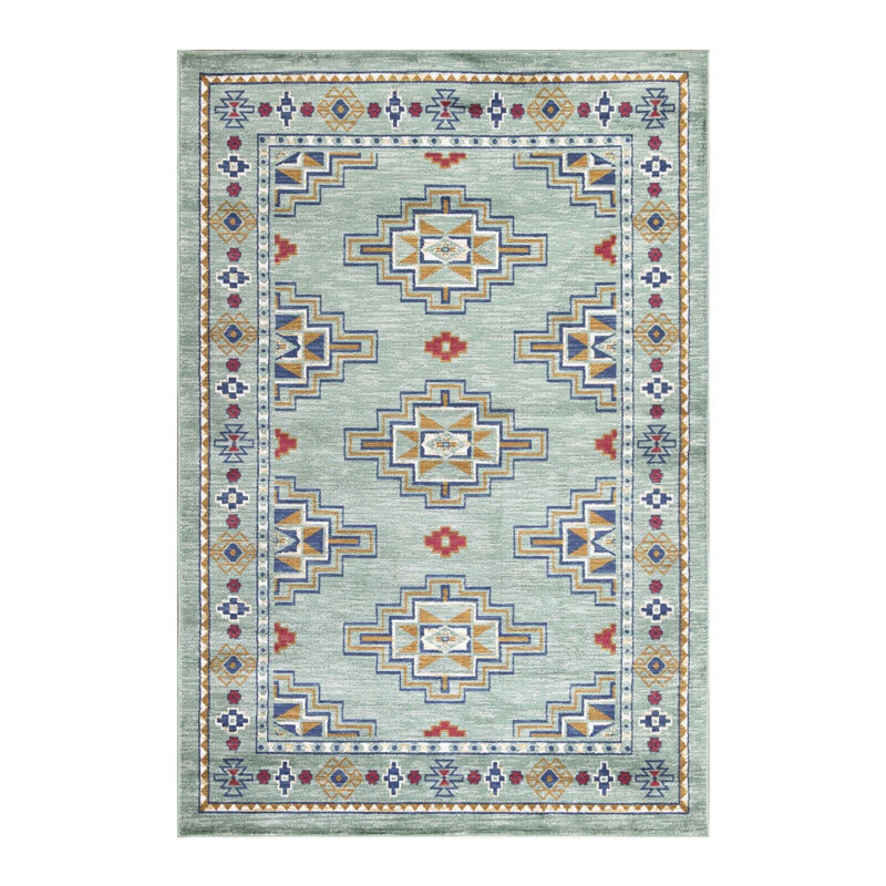 Floral Indoor / Outdoor Area Rug, Rectangle 120x170cm