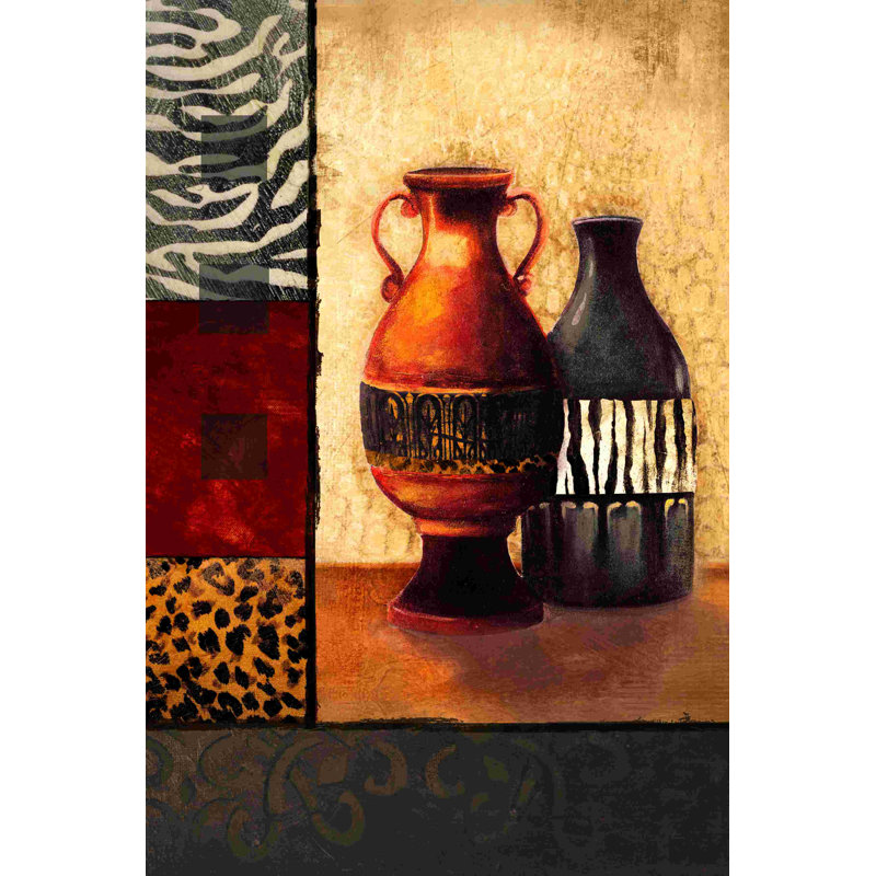 Safari Pots - Impression sur toile tendue, L 8 po x H 12 po