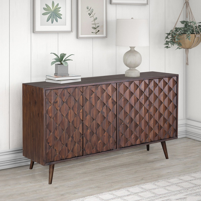 Wilmes Bishop Four Door Wood Cabinet