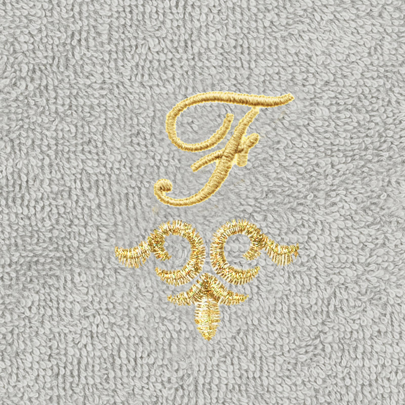 Ensemble de serviettes 100% lin Linica, F, Gris clair, Paquet de 2 débarbouillettes