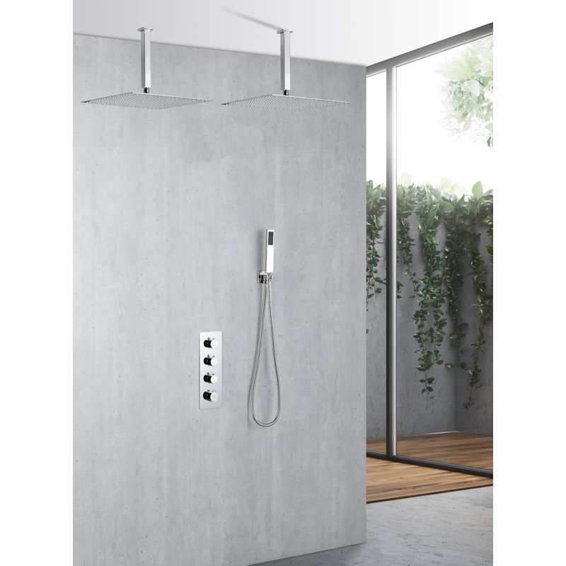 All-In-One Kit with Rough in-Valve, Chrome