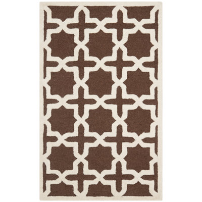 Igna Cambridge Hand Tufted Wool Geometric Rug