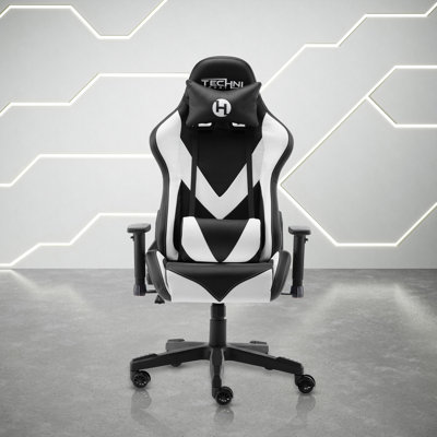 Ergonomic High Back Racer Style PC Gaming Chair for Office -  ChocoPlanet, CHO3YH-RTA-TS92-WHT