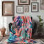 Jeté Coral Haze - 1 pièce Sherpa Premium-697549788
