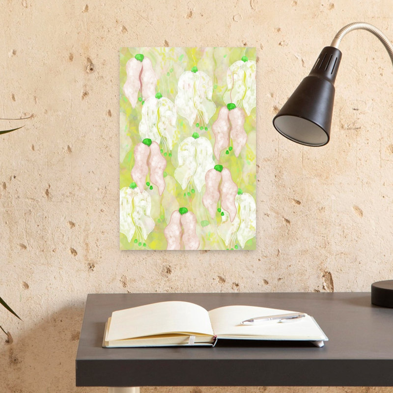 Art floral avec jardin floral, H 18 po x l 12 po