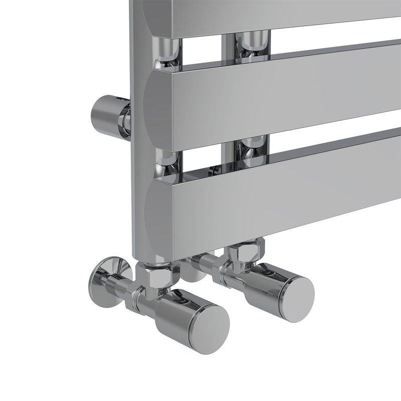 Arulappu Designer Towel Rail Heated Towel Rails, 120cm H x 45cm W, Chrome