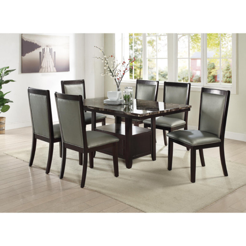 Annegie Dining Table, 36" H x 60" L x 40" W