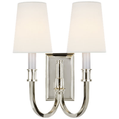 Thomas O'Brien Modern Library Double Sconce