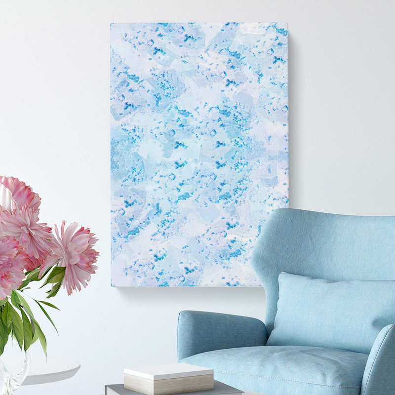 Ocean Patterns In Abstract - Wrapped Canvas Painting, 60cm H x 40cm W x 3cm D