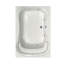Baignoire tourbillon encastrée en acrylique 60 po x 42 po Designer-9228185-88692676
