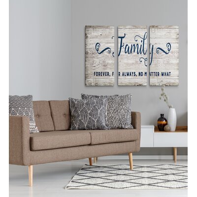 Laurel Foundry Modern Farmhouse On Canvas 3 Pieces Textual Art ...