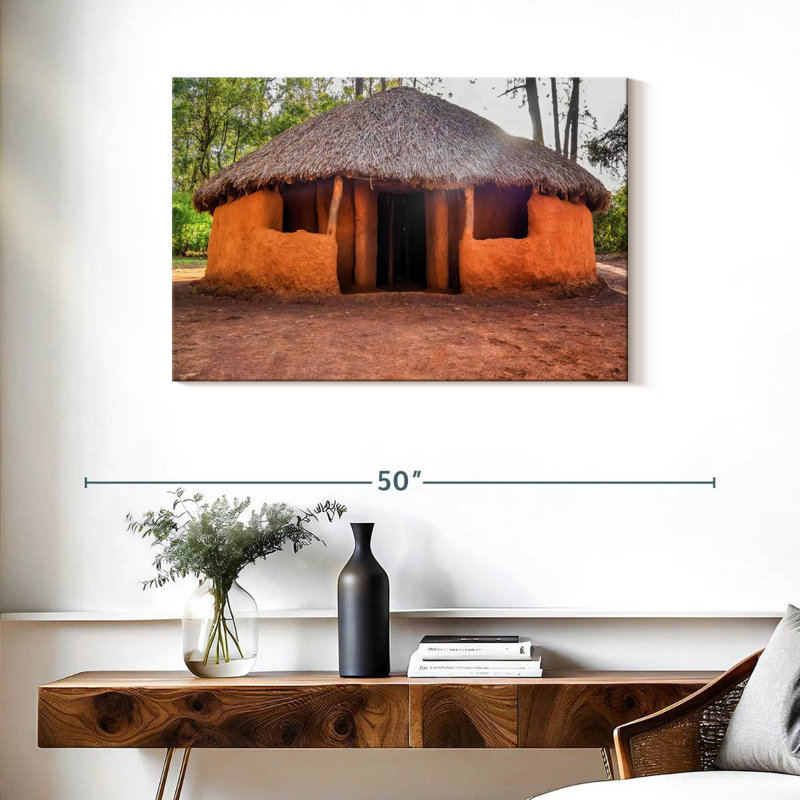 Lilie Kenya Tribal Hut, 24" H x 36" W