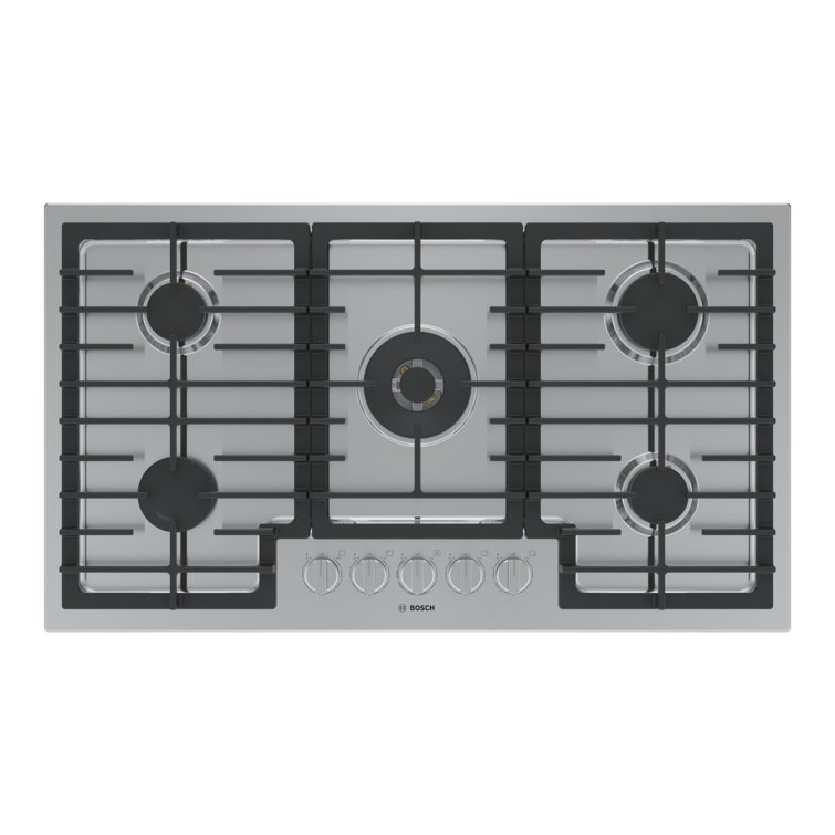 800 Series,36' Gas Cooktop,5 Burner,SS