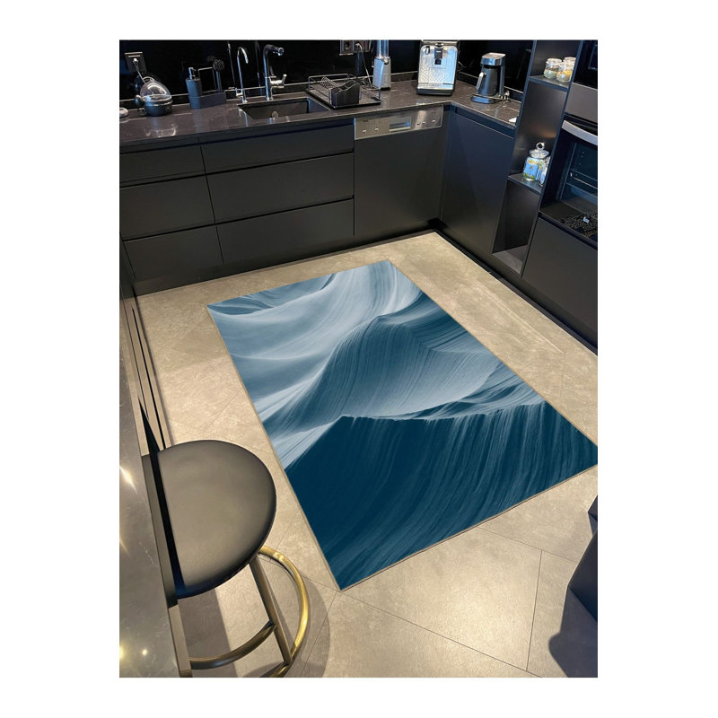 Tapis à motif tissé à motif moderne, Tapis de couloir 3 pi 3 po x 9 pi 10 po