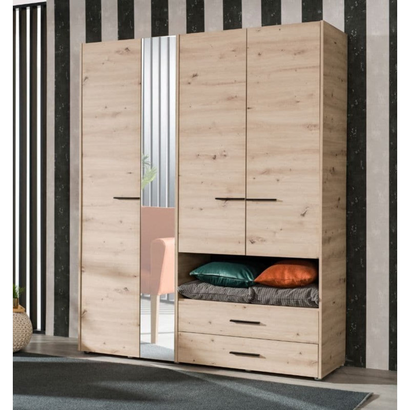 Archy Manufactured Wood Wardrobe