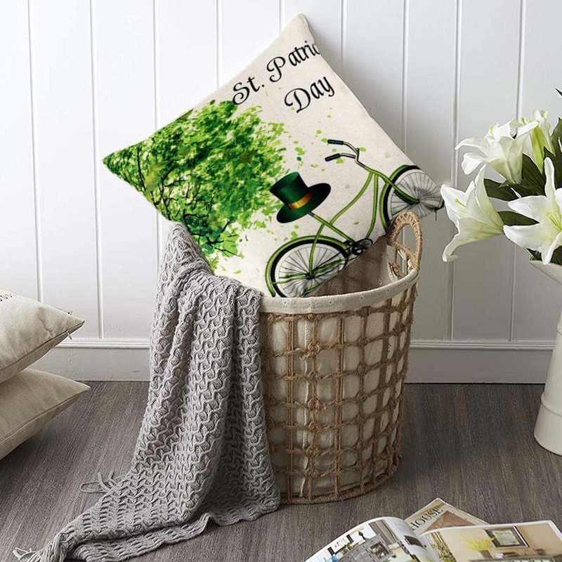 Housse de coussin St. Patrick's Day Home C coussin Survived Family