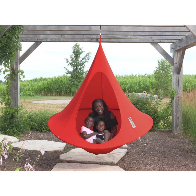 Cacoon - Island Vibe Hanging Chair, Red, 183cm H x 183cm W x 183cm D