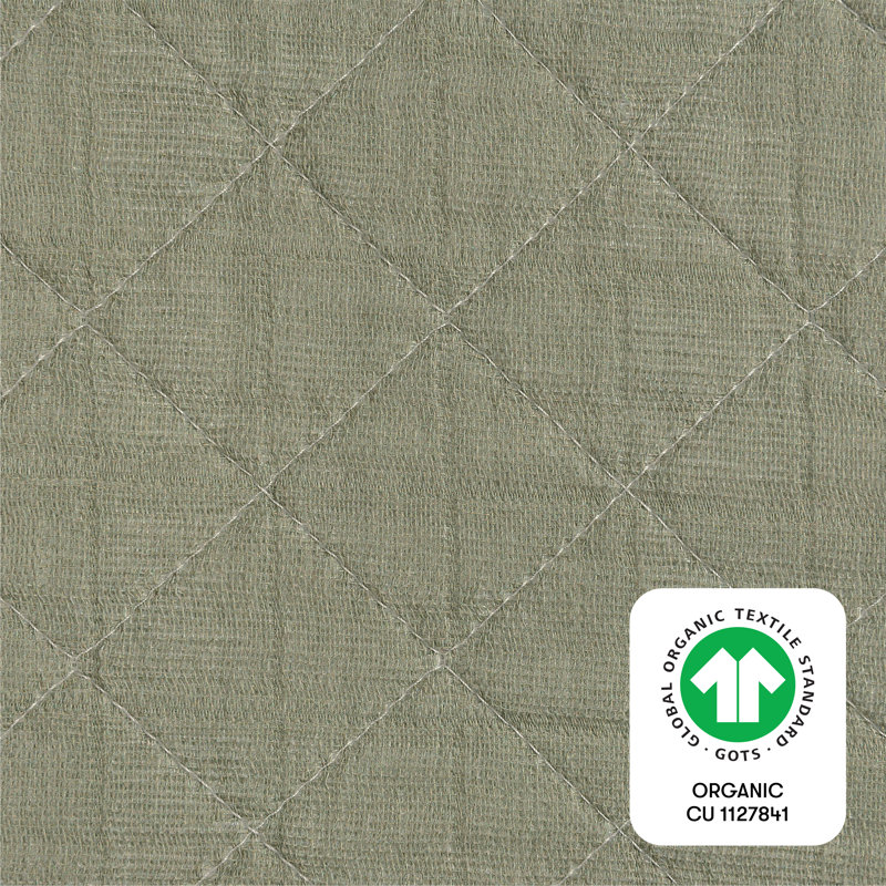 Matcha Quilted Muslin Changing Pad Cover