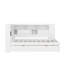 Lit de jour simple en bois avec tablettes, USB et lit gigogne-281741223