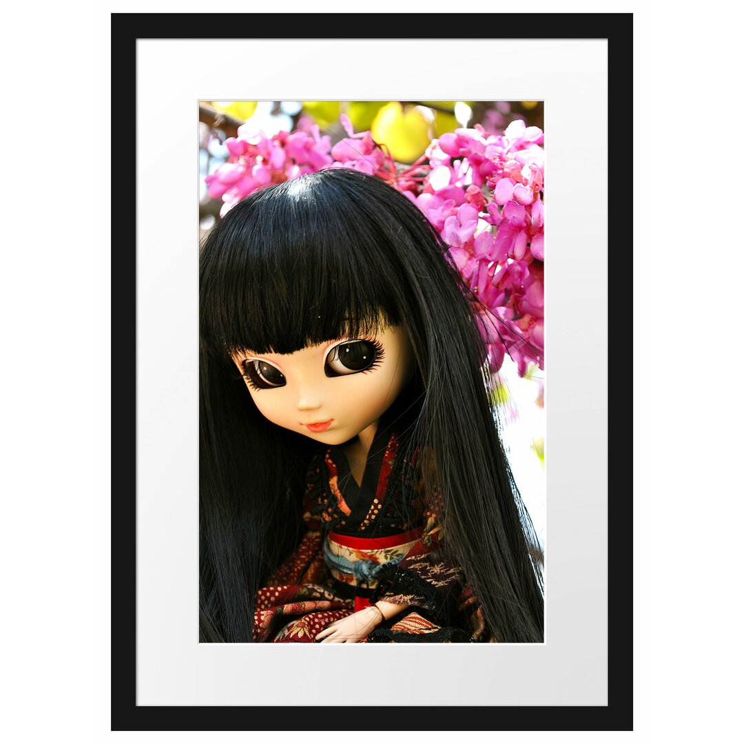 Gerahmtes Poster Anmutige Geisha Pullip