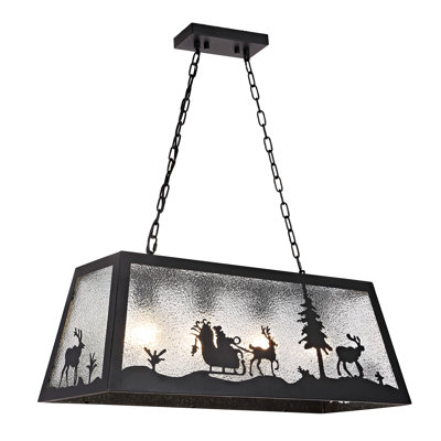 Leong 4 - Light Kitchen Island Pendant