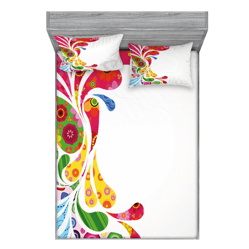 Microfiber Sheet Set, Full Sheet Set with 2 Pillowcases