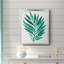 Toile encadrée de qualité supérieure Palm Frond Flow I - prête à être accrochée-1383064175-1383064177