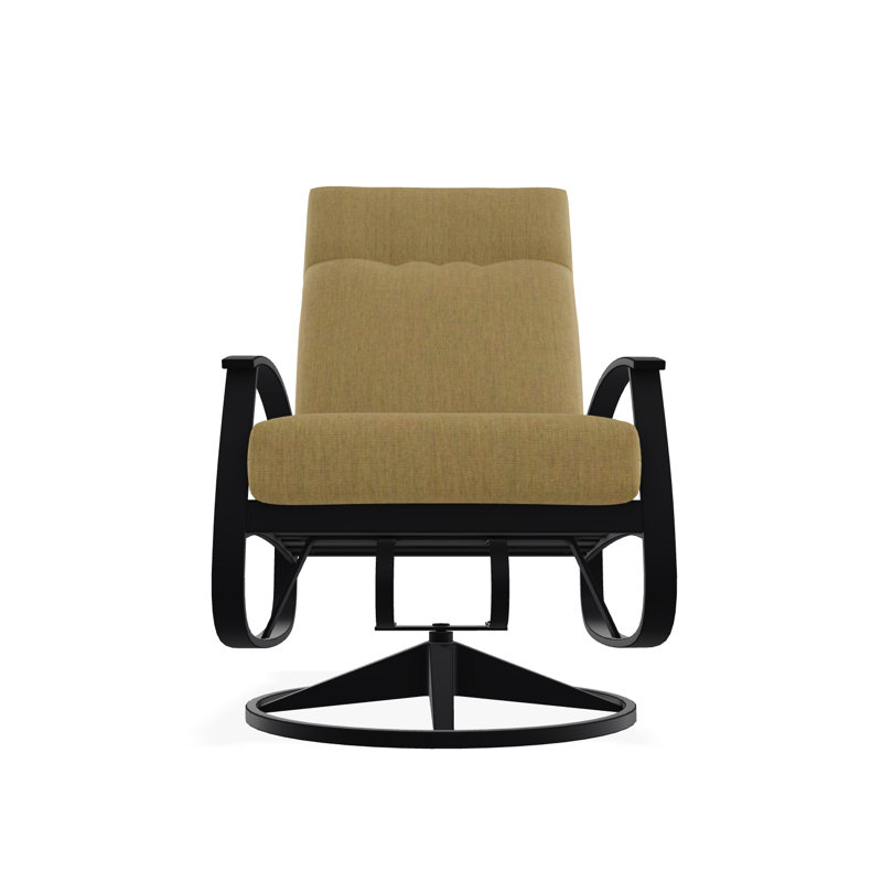 Belle Isle Outdoor Lounge Chair, Black, Black 5D Sunbrella®